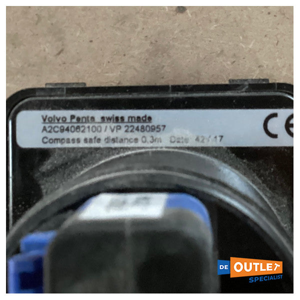 Pantalla de información de motor EVC Volvo Penta 2.5 pulgadas - 22480957