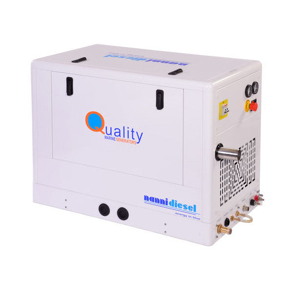 Morski generator wysokoprężny Nanni QMF6.0M 5 kW | 1500 obr/min z osłoną dźwiękochłonną 230V