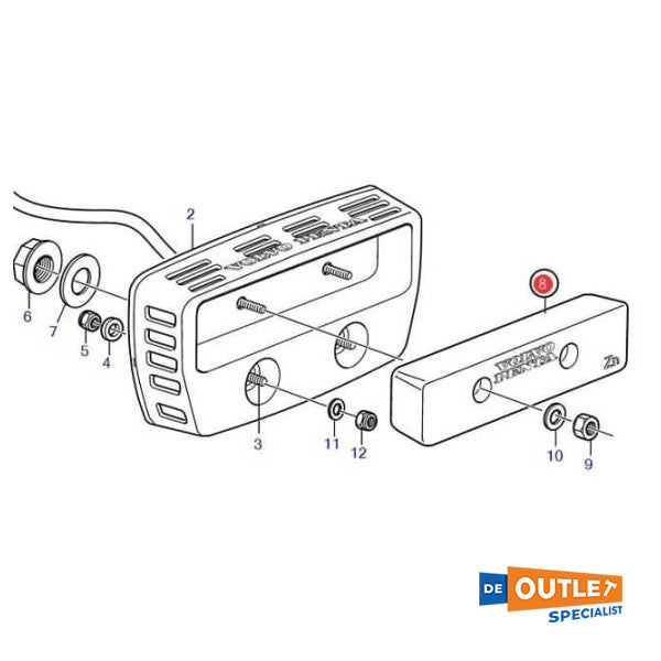 Комплект за антикорозионна защита на Volvo Penta - 21269835