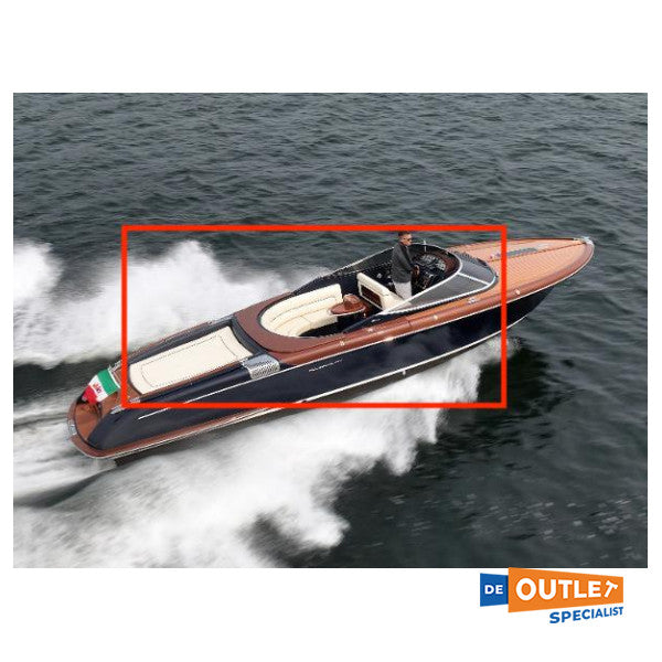 Original Riva Aquariva 33 100th edition cockpitovertræk beige - 240929