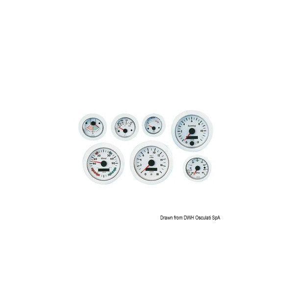 VDO Sumlog Speed Indicator Pantalla 0-50 nudos negros