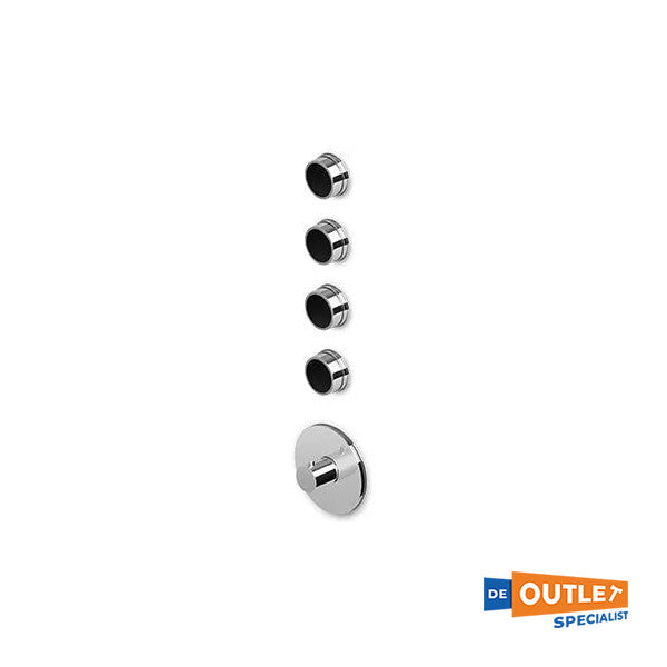 Torneira de duche termostática de encastrar Zucchetti Savoir - ZSV097.CN