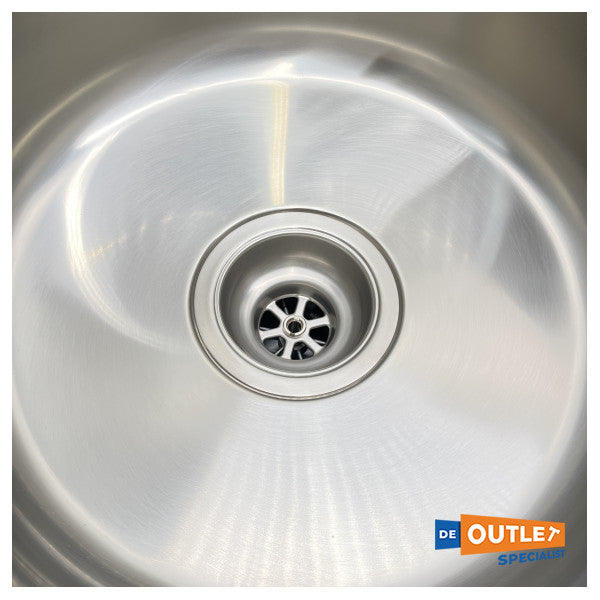 حوض غسيل من الفولاذ المقاوم للصدأ مستدير مستدير من الفولاذ المقاوم للصدأ من ألبس VS35-D 350 ملم