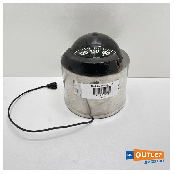 Ritchie SP-5 5-tums globemasterkompass svart piedestal begagnad