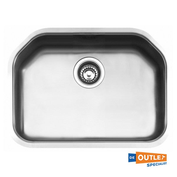 Franke Delta Max RVS spoelbak opbouw 600 x 415 mm - 63.002.105