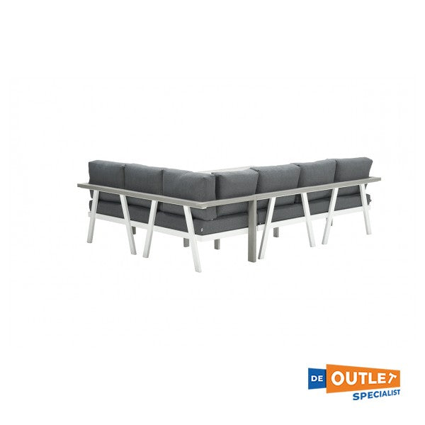 Garden Impressions 6-persoons vironwood vintage dining/loungeset antraciet