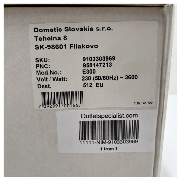 Dometic Origo E300 3 -Burner Ceramic Hob Iswed - 9103303969