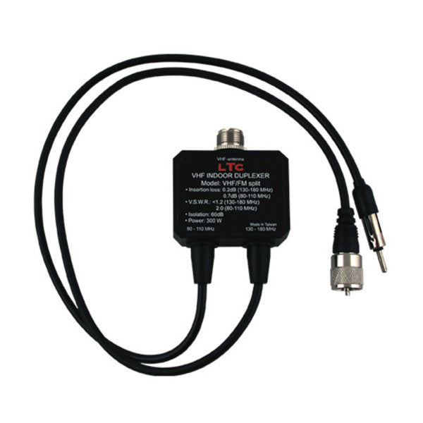 LTC VHF FMデュプレクサ VHF/FMスプリッタ - 1911