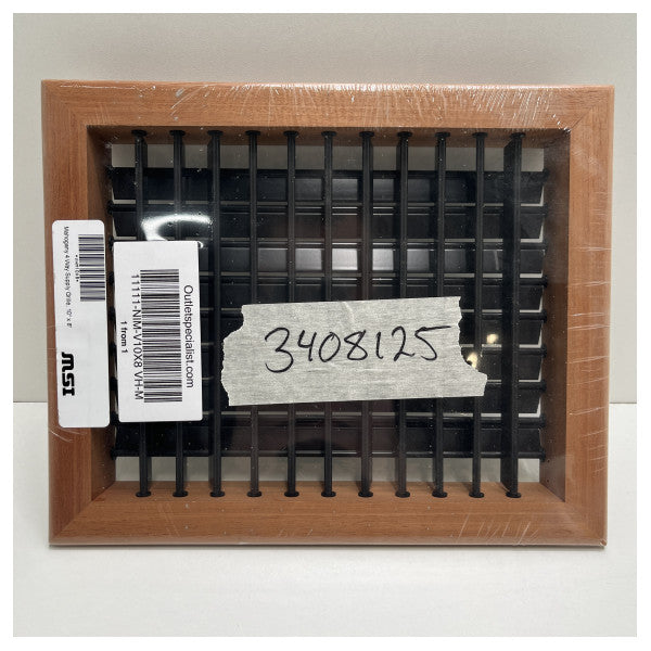 Dometic MSI 10 x 8-tums utloppsgaller för luftkonditionering Mahogny - V10X8 VH-M