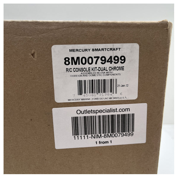 Mercury Mercruiser DTS Dual Control Engine Control Kit - 8M0079499