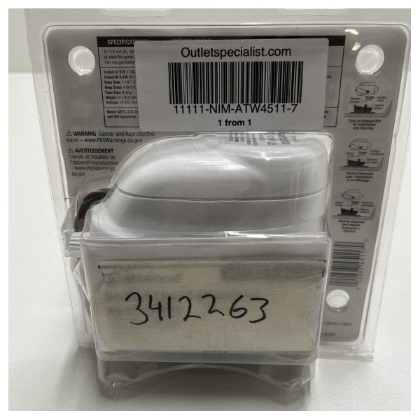 Attwood Sahara series 1100 automatic bilgepump 50L/min 12V - ATW4511-7