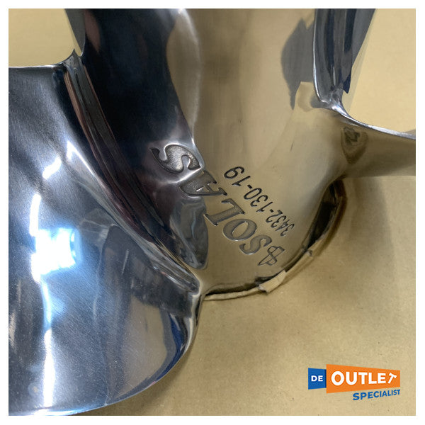 Гребний гвинт Solas YD3X 13 x 19 LN з нержавіючої сталі - 3432-130-19