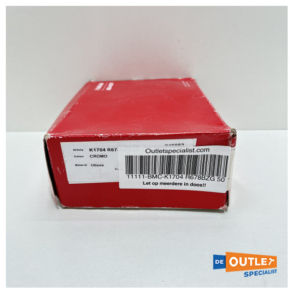 فالي آند فالي K1704 R678BZG 50 قفل باب 50 كروم