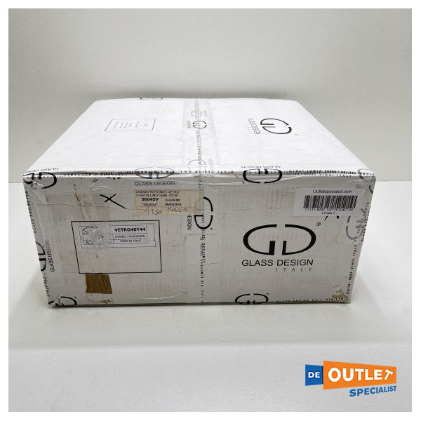 Glass Design Ø 40 cm pesuallas lasi pronssi