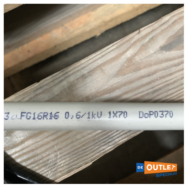 Roll TT Cables 70 mm2 Batería Cable blanco 149 metros - FG16R16-70