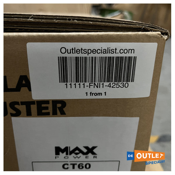 Pędnik dziobowy Max Power CT60 60 KGF | 185 mm | 12V - 42530