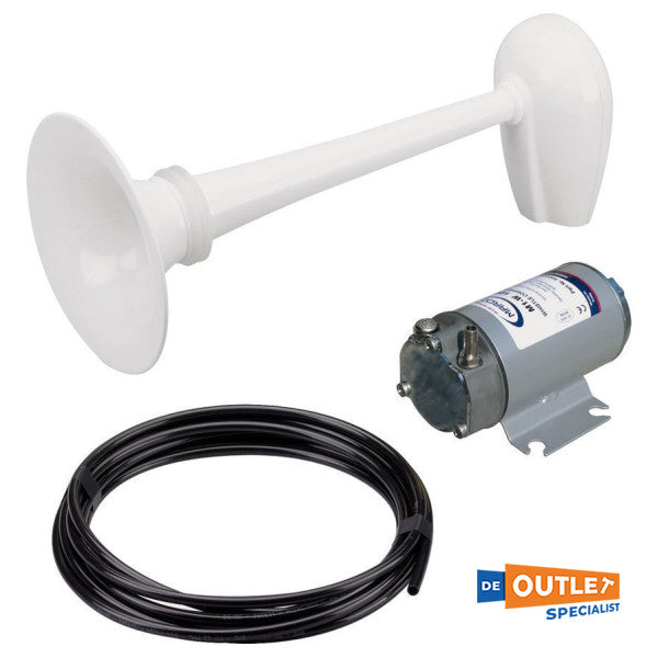 Qarn tal-arja Marco PW2-BB bil-kompressur 12v abjad 12/20 metru