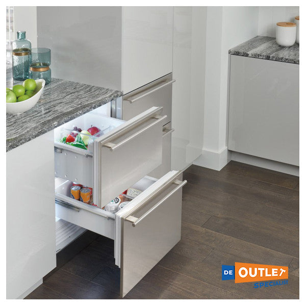 Холодильник Sub Zero під прилавком з 2 висувними ящиками з нержавіючої сталі - ICBID-24RO