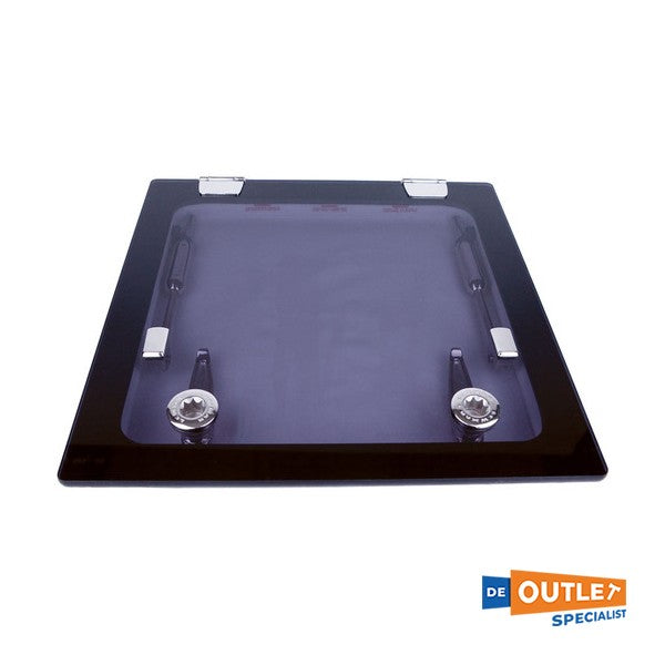 Lewmar Flush 2G Size 70 デッキハッチ ブラックステンレス - 399701910