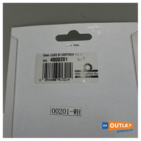 Αδιάβροχος λαμπτήρας LED με αισθητήρα κίνησης 12/24V λευκό - 4000201