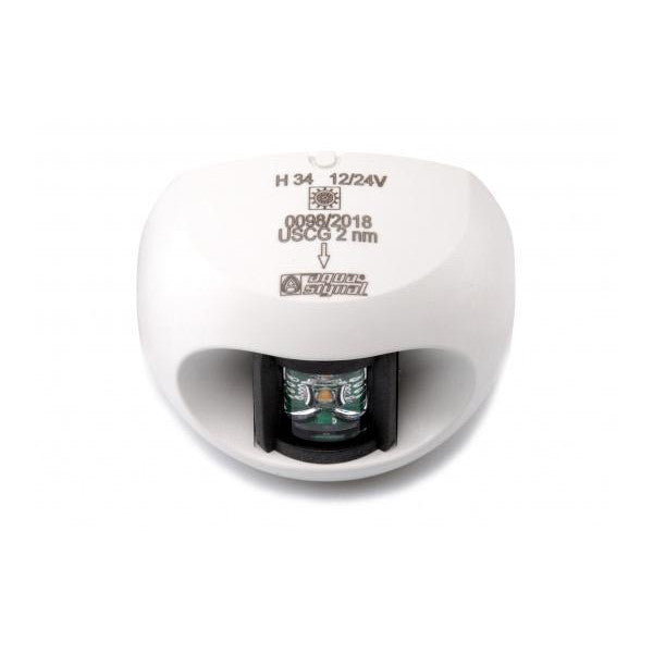 سلسلة أكوا سيجنال 34 مصباح مؤخرة السفينة LED أبيض 12/24 فولت مصباح ملاحي - 3852101000