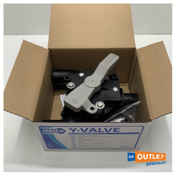 Jabsco Y-Valve-3-Way Valve Plastic-45490-1000