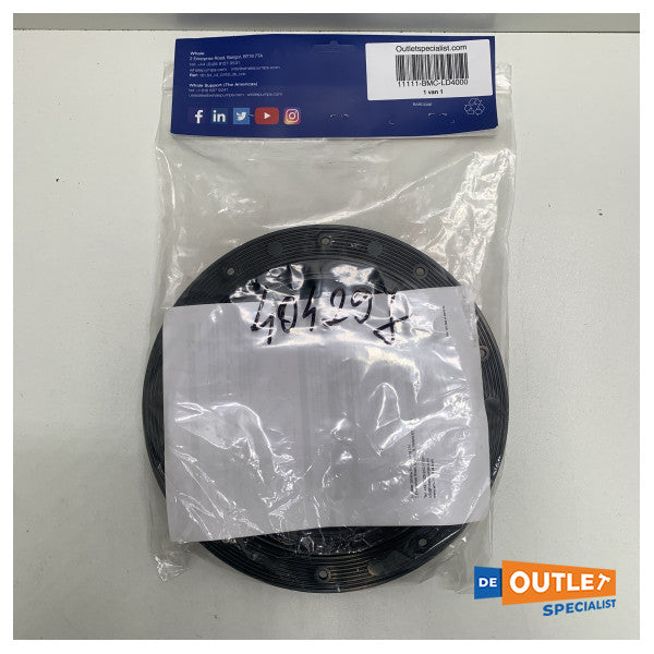 Kitovi plastični inspekcijski poklopac 180 mm crno - LD4000