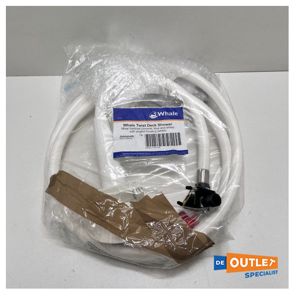 Палубний душ "Кит" гарячий - холодний синій - DS0004B