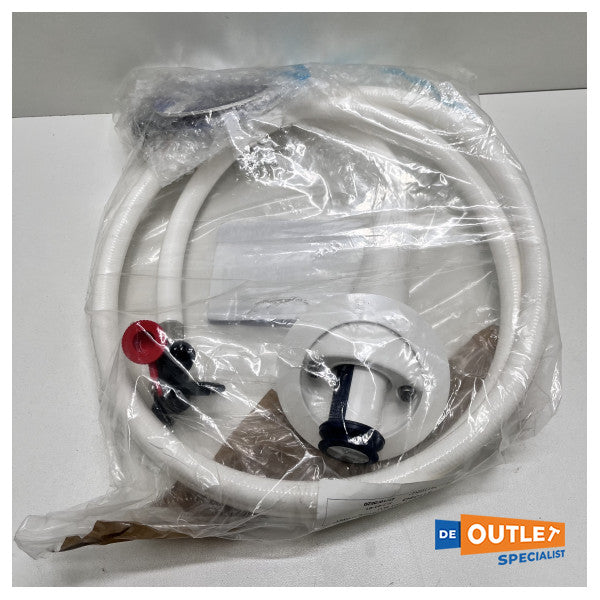 Палубний душ "Кит" гарячий - холодний синій - DS0004B