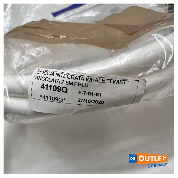 Палубний душ "Кит" гарячий - холодний синій - DS0004B