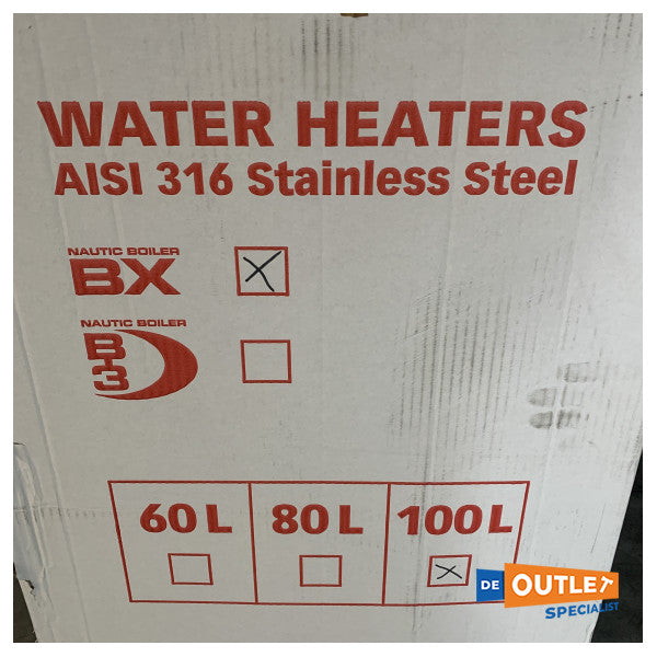 Quick BX100 100L 1200W podgrzewacz wody ze stali nierdzewnej 230V - FLBX10012S00A05