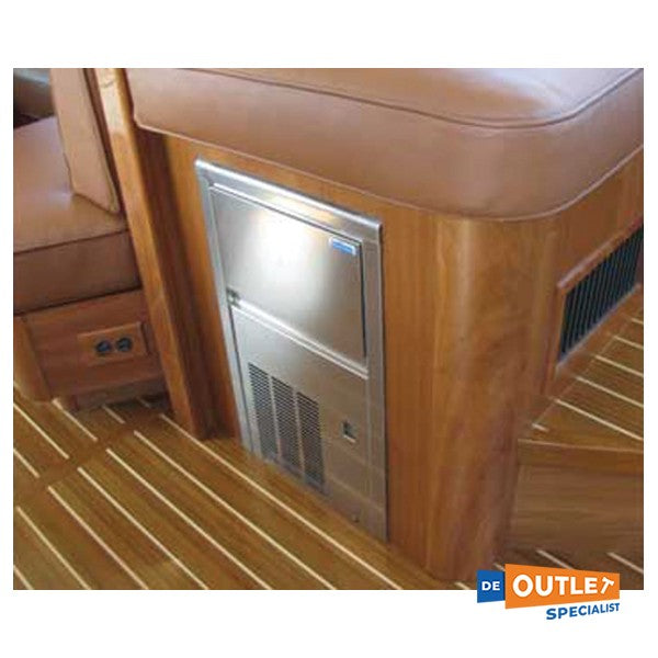 Isoterm klar Icemaker rustfritt stål 18 kg/dag