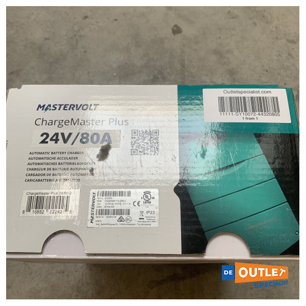 Φορτιστής μπαταριών Mastervolt ChargeMaster Plus 24V | 80A | 2 έξοδοι - 44320805