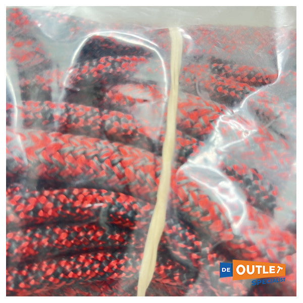 Linha dyneema rejuvenescida Lancelin 12 mm - 50 metros vermelho