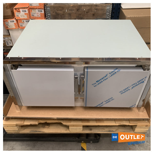 Frigonautica 80L kompressorfrys rostfritt stål specialtillverkad