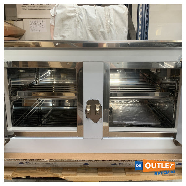 Frigonautica 80L kompressorfrys rostfritt stål specialtillverkad