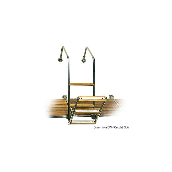 7-ступінчаста драбина для плавання Osculati з нержавіючої сталі - 48.320.06