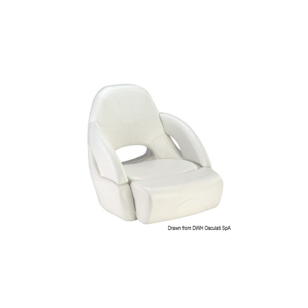 Asiento de dirección piloto de Attwood Matrix White - 48.408.00