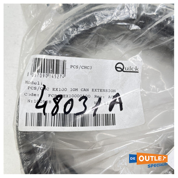 Quick EX100 PCS / CHC3 Can Connection Cable 10M - FCSCHEX100A00