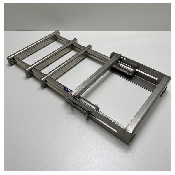 Τηλεσκοπική σκάλα κολύμβησης Allpa 3 σκαλοπατιών από ανοξείδωτο χάλυβα 690 mm - 494020