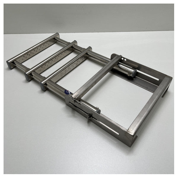 Τηλεσκοπική σκάλα κολύμβησης Allpa 3 σκαλοπατιών από ανοξείδωτο χάλυβα 690 mm - 494020