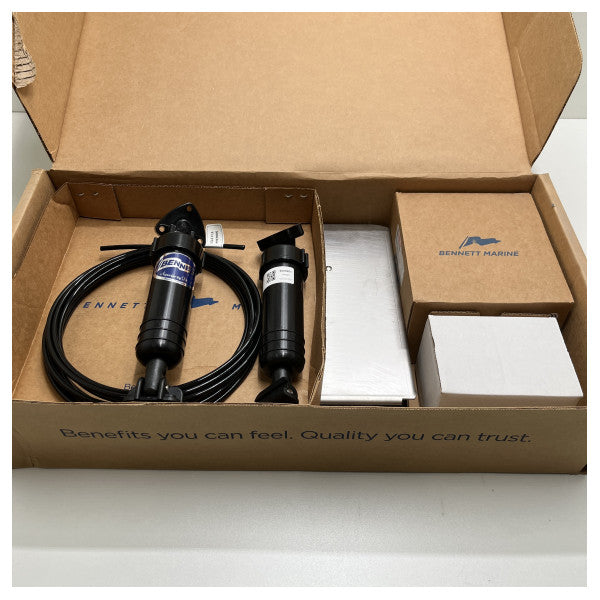 Set di flap idraulici Bennett senza comando 18 x 12 - BNTNIM1812