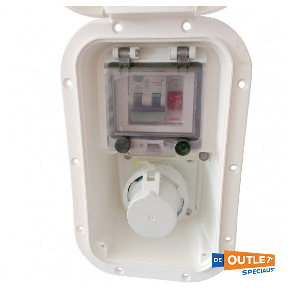 Plastimo IP67 16 AMP 230V Shore Power Center - 53249