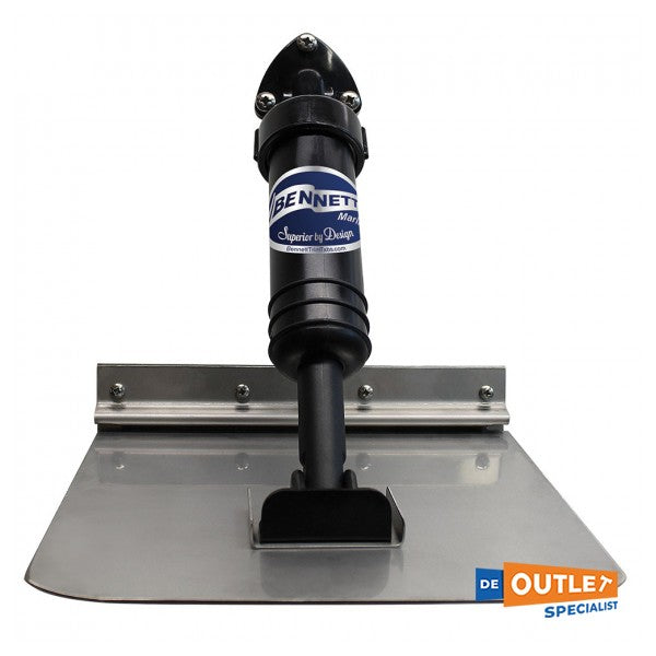 Kit trim tab automatico Bennett in acciaio inox 250 x 250 mm