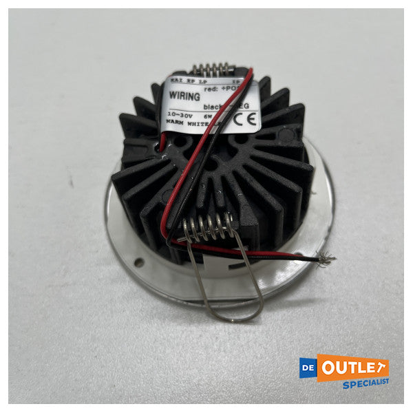 Quick Kai XP LP 6W varmvit downlight LED-strålkastare 12/24V - FAMP2492X12CD04