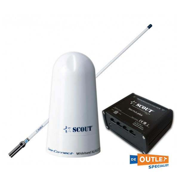 Sistema de antena Scout 4G + wifi de bordo completo mais