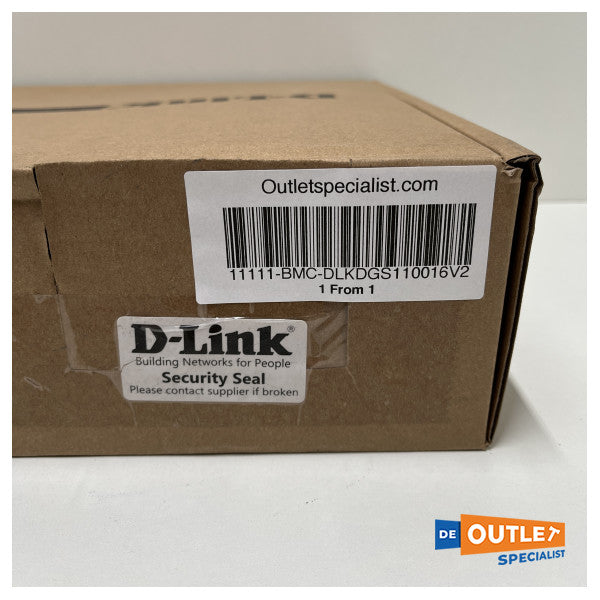 D-Link 16-porttinen Smart Managed Ethernet -kytkin - DLKDGS110016V2 - DLKDGS110016V2