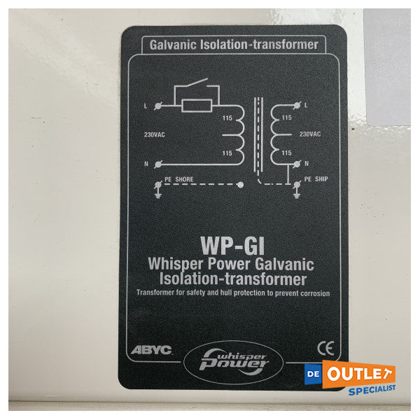 Whisper Power GI3600 230V Galvanic Isolator Used - 60110102