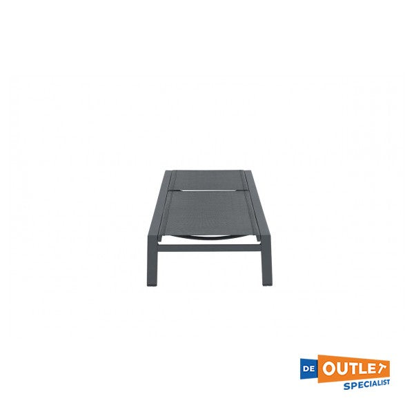 Garden Impressions Salsa aluminium verstelbaar ligbed antraciet