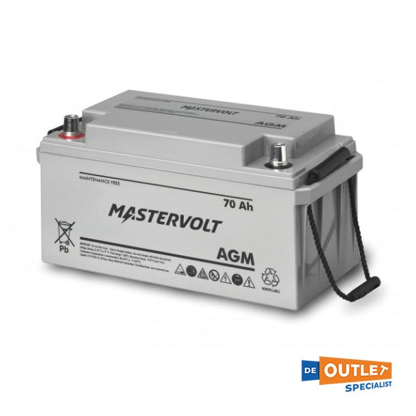 MasterVolt 12V/70 AH AGM Battery/Battery - 62000700